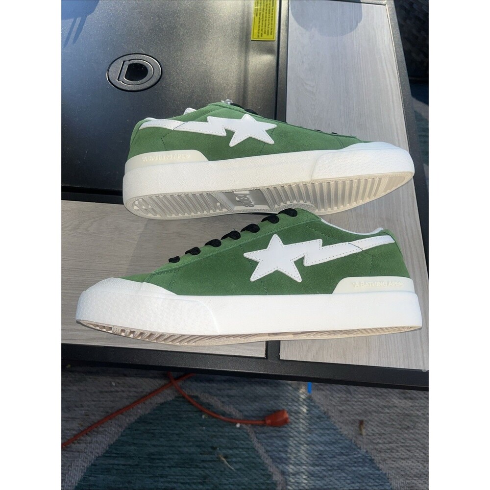 A bathing Ape Size 9.5  1170191013 Green  Sta